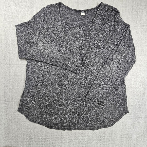 Old Navy Tops - Old Navy‎ Women's Dark Gray Basic Top Long Sleeve Sz XL